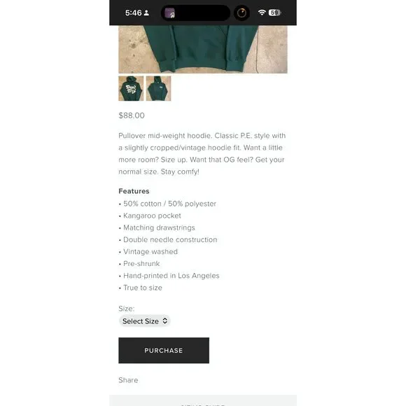 JACK'S SURFBOARDS NWT Hoodie Color forest Size S Don't Trip Free & Easy